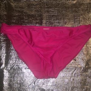 HOT PINK LOW RISE BIKINI BOTTOMS